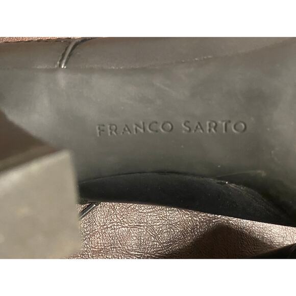 Franco Sarto Izaro Black Leather Lace Up Oxford Pump 7.5M Whimsigoth Steampunk - Picture 8 of 9